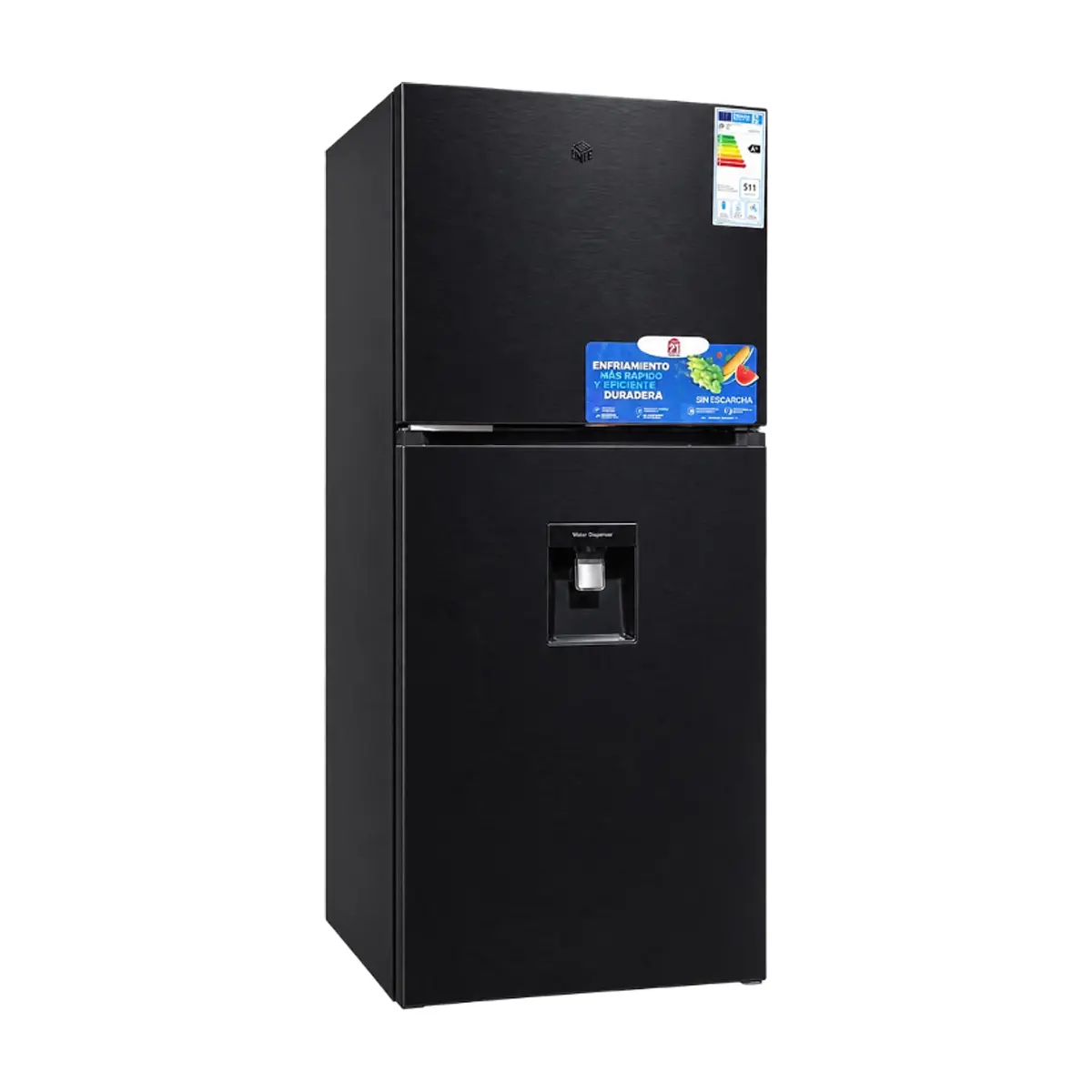 Refrigerador de 14.13 pies cúbicos color negro con dispensador Eone LK-D400F - Miniatura 1