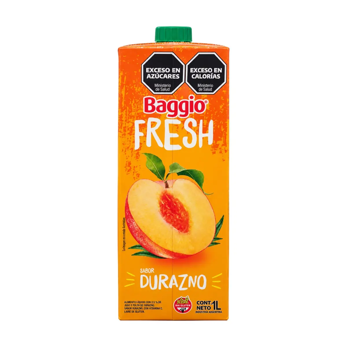 Jugo de durazno Baggio Fresh (1 L) - Imagen 1
