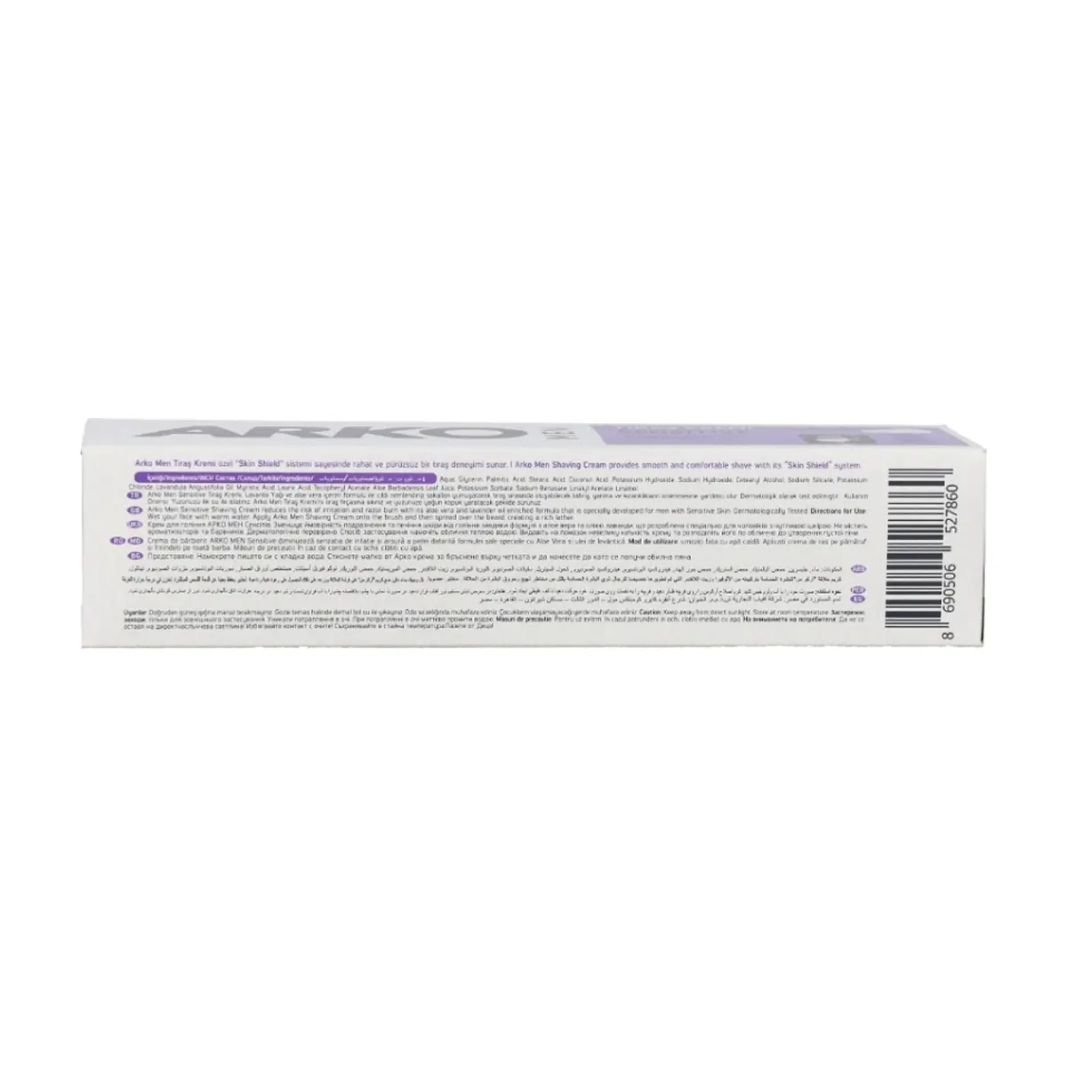 Crema de afeitar para pieles extra sensibles Arko (90 g / 3.17 oz) - Thumbnail 3