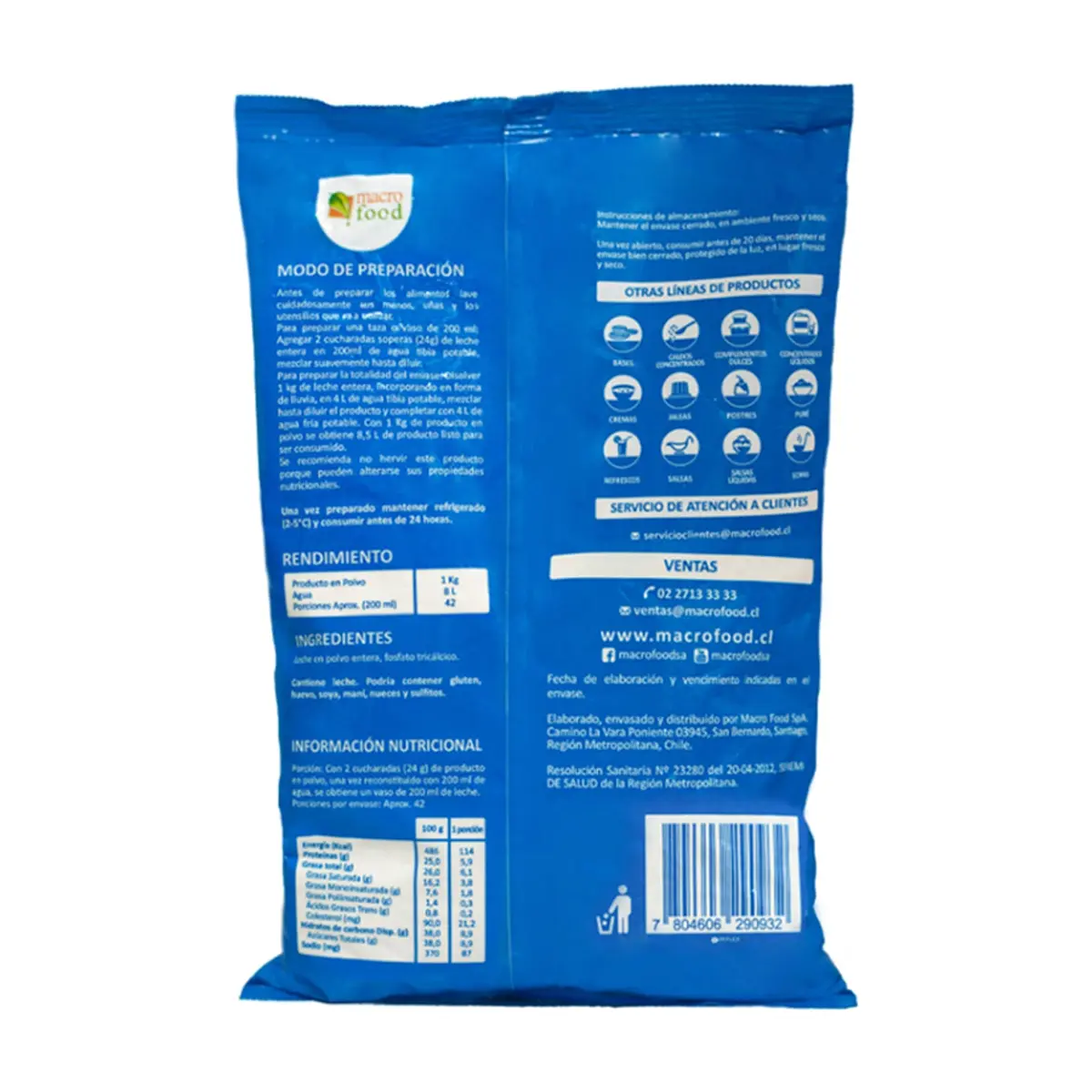 Leche en polvo (3 x 1 Kg) - Thumbnail 3