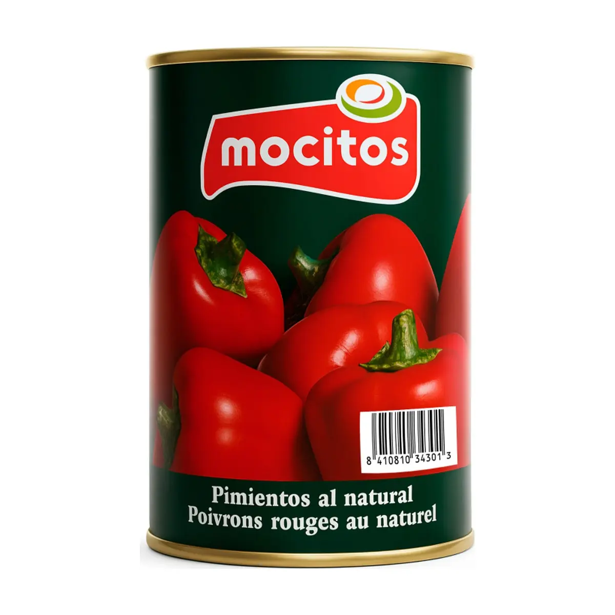 Pimientos al natural Mocitos (390 g / 13.77 oz) - Miniatura 2