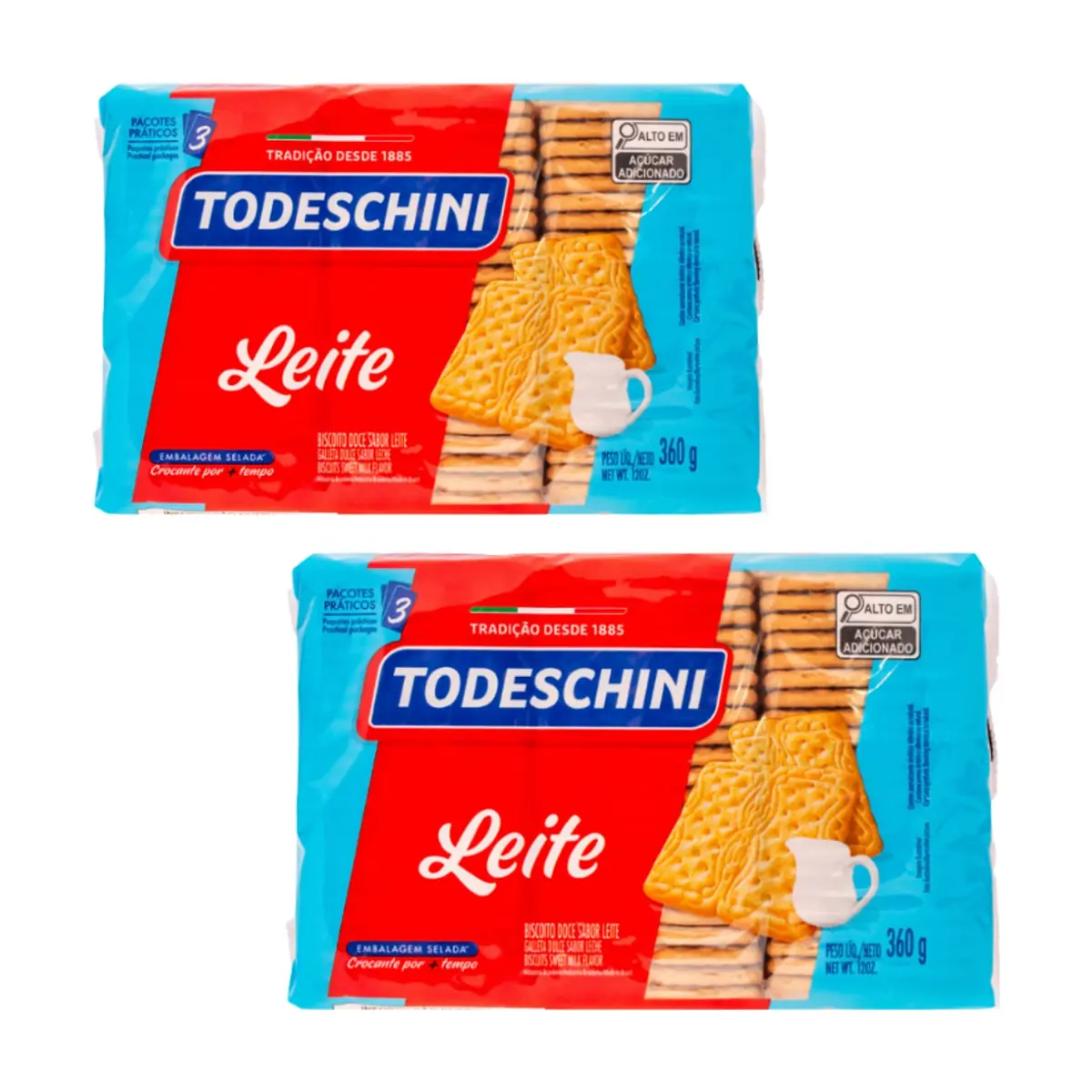 Galletas de leche Todeschini (2 x 360 g/ 12 oz)
