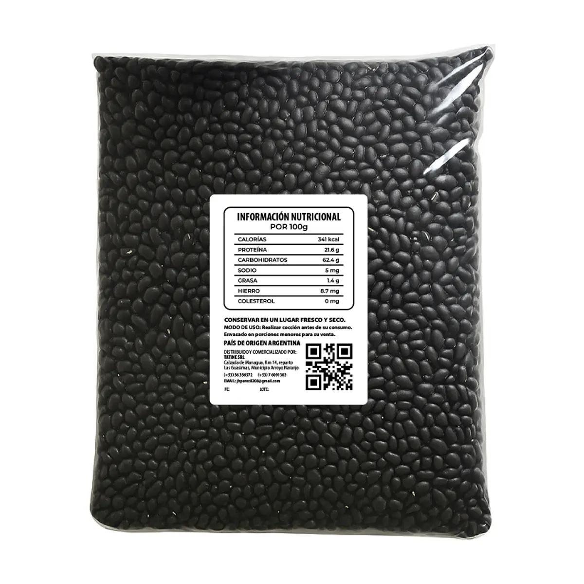 Frijoles negros Campo Vivo (3 x 2.26 kg / 5 lb) - Thumbnail 3