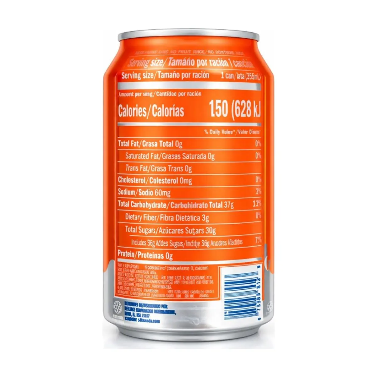 Refresco gaseado sabor naranja Ritz (6 x 355 ml / 12 oz) - Thumbnail 2
