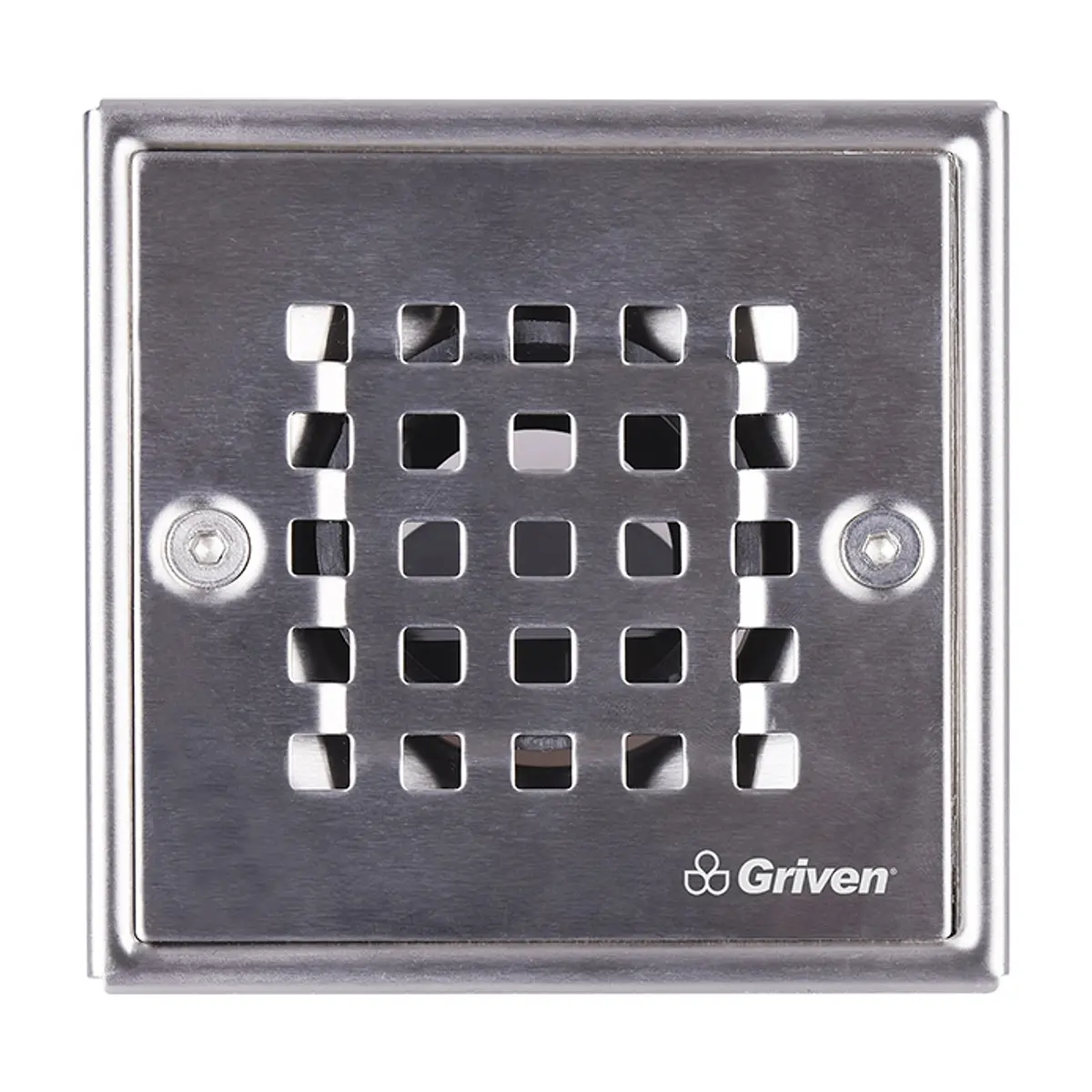 Desagüe cuadrado de acero inoxidable de 4" Griven - Thumbnail 2