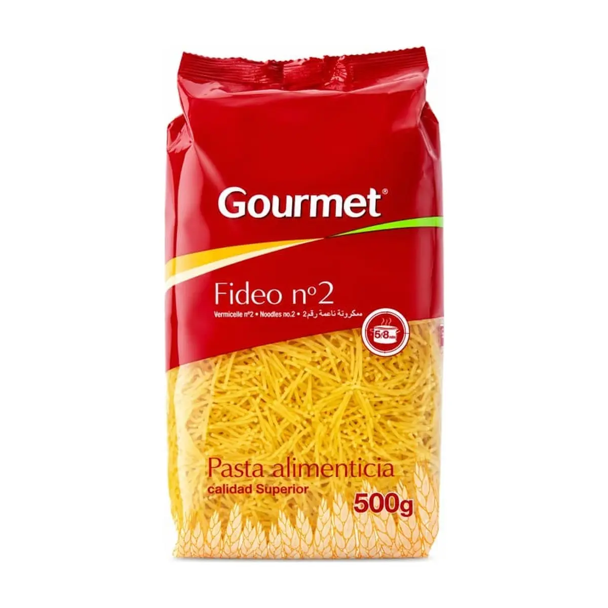 Pasta Fideo N2 (500g) GOURMET - Imagen 1