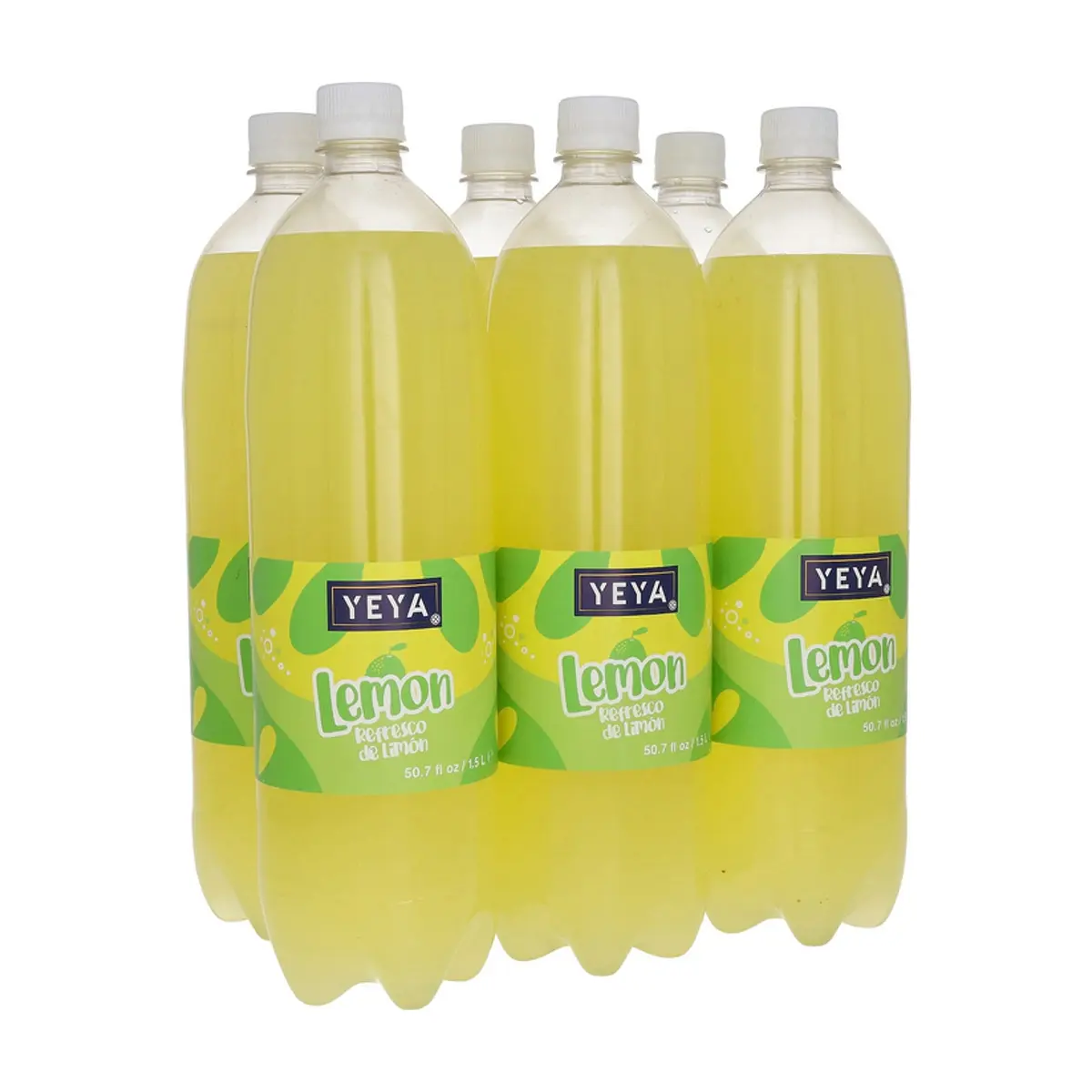 Refresco gaseado de limón YEYA (6 x 1.5 L / 50.7 fl oz)