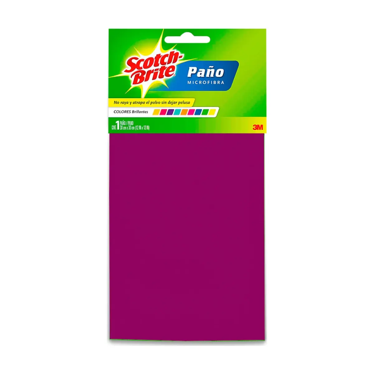 Paño de microfibra color morado para limpieza Scotch-Brite