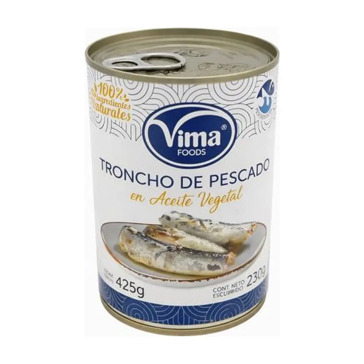 Troncho Pescado en Aceite Vegetal (425g) VIMA - Image 1