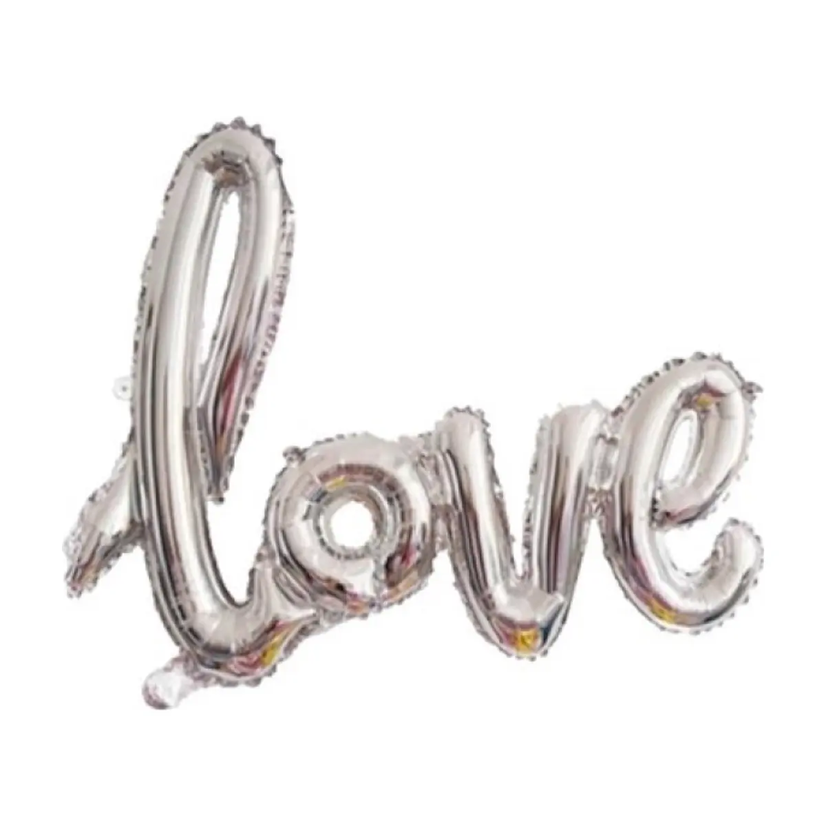 Globo "Love" en plateado Ballon