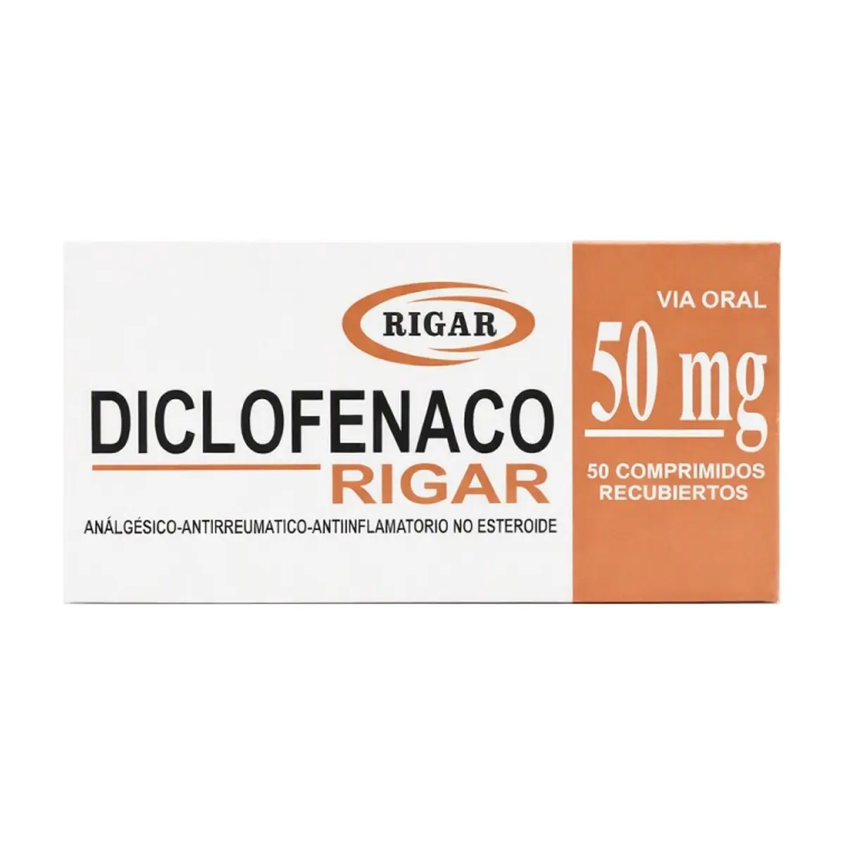 Diclofenaco (Blíster de 10 tabletas recubiertas x 50mg) RIGAR