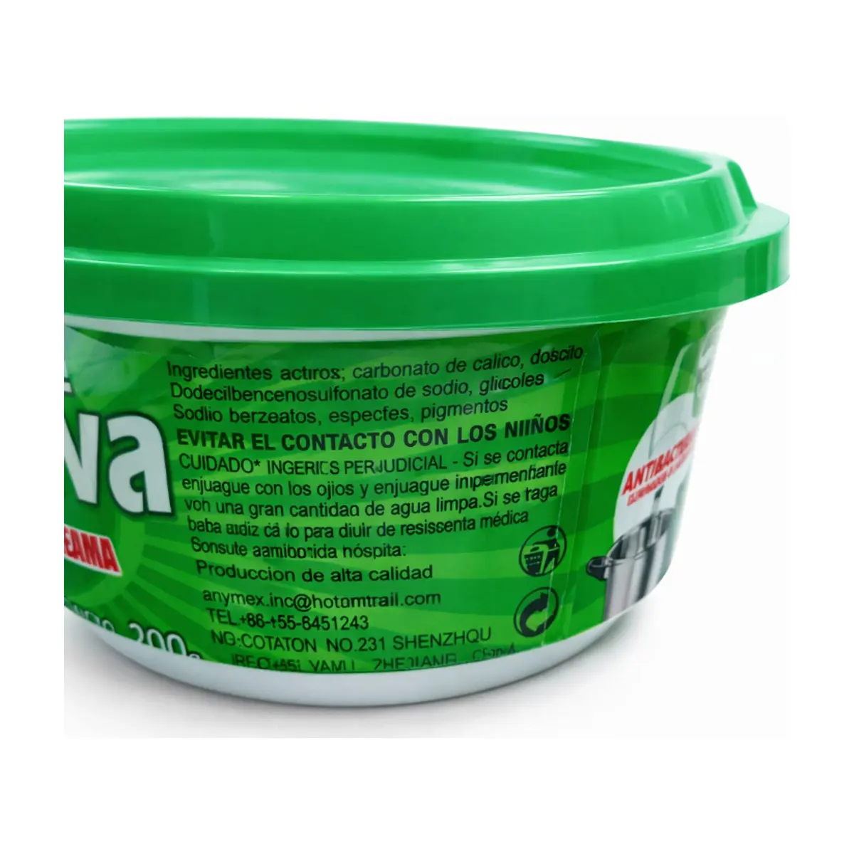 Lavavajillas en crema con aroma a limón Brisa Viva (200 g) - Miniatura 3
