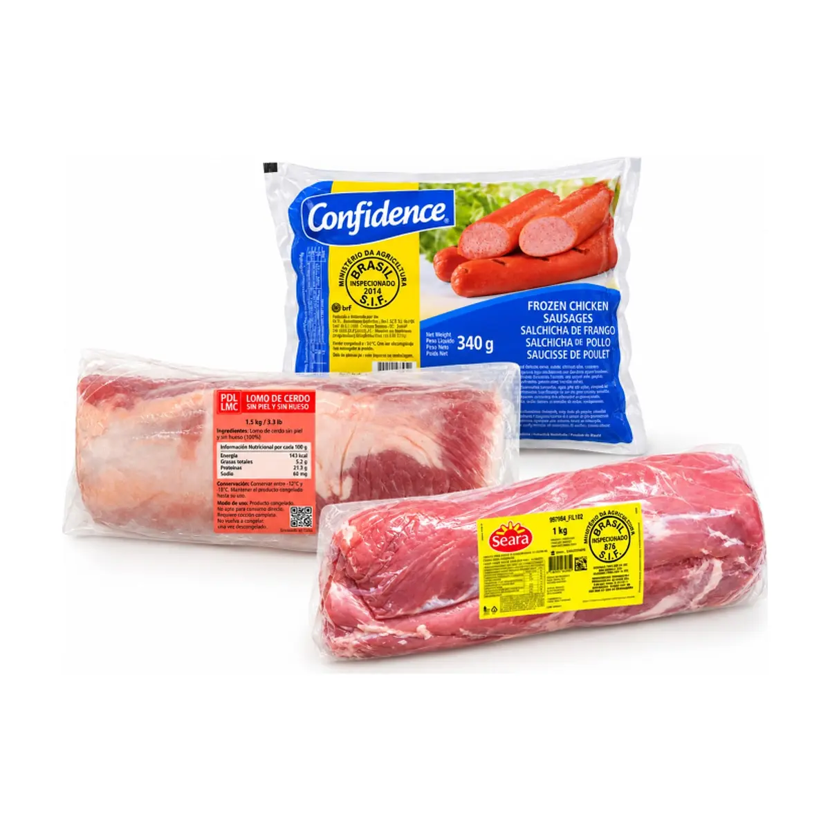 Solomillo de cerdo + Lomo de cerdo + Salchicha Confidence - Imagen 1