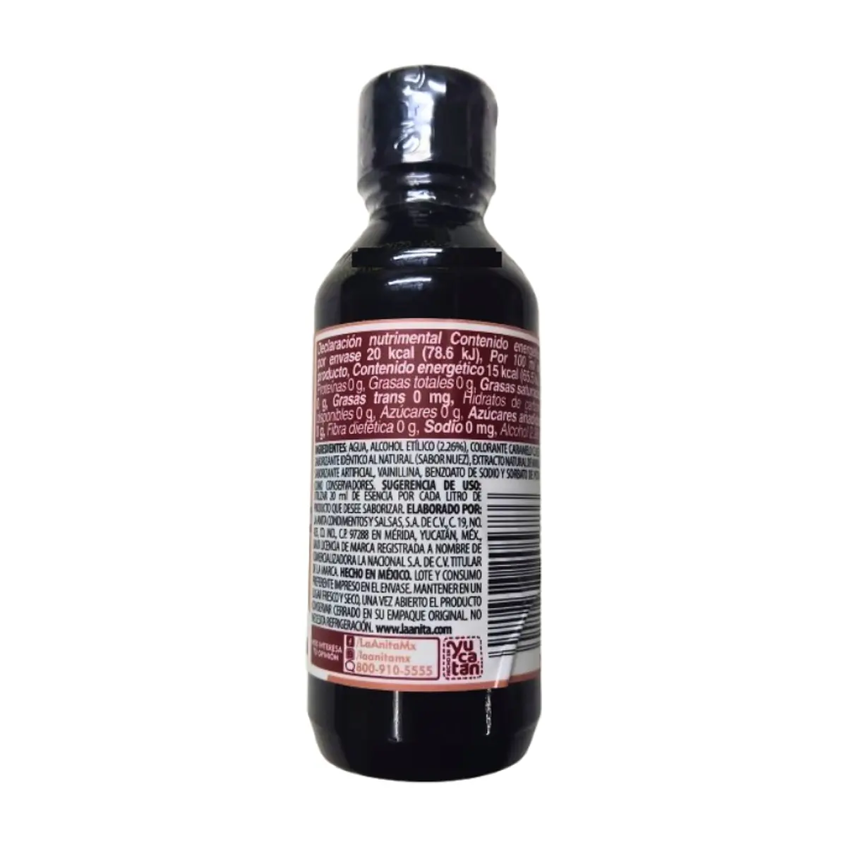 Esencia de vainilla sabor nuez La Anita (120 ml / 4.2 fl.oz) - Thumbnail 2