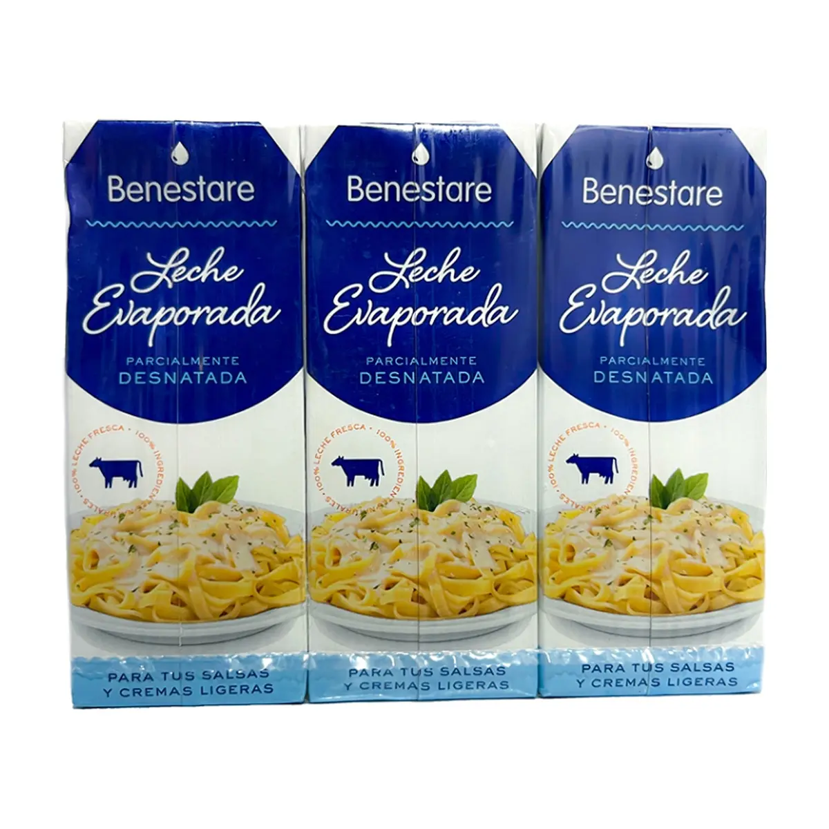 Leche evaporada Benestare (600 ml)
