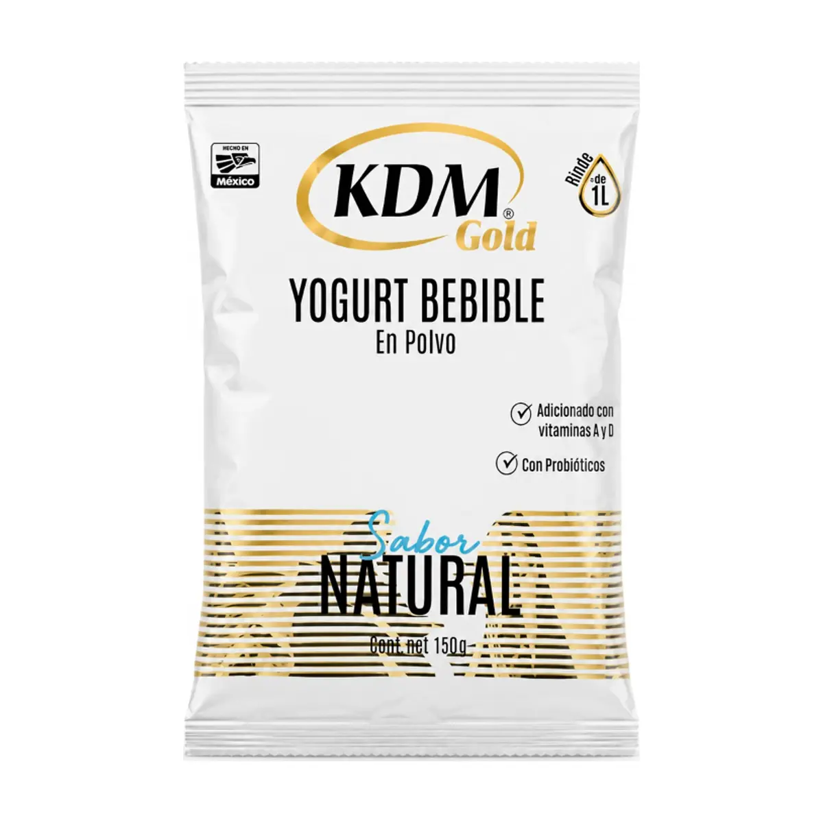 Yogurt en polvo bebible sabor natural KDM Gold (150 g / 5.29 oz)