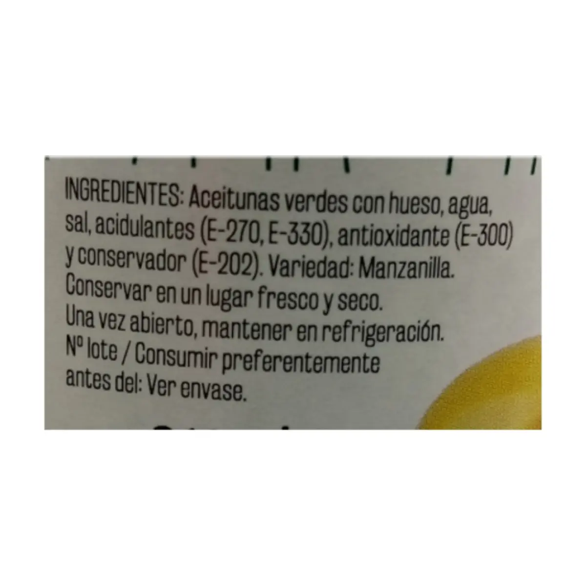 Aceitunas verdes con hueso Vima Foods (290 g / 10.23 oz) - Thumbnail 2