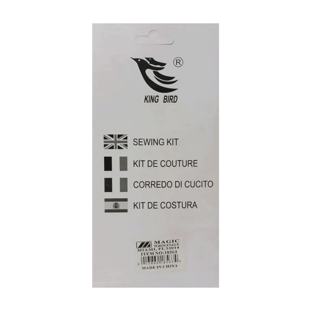 Set de costura con artículos domésticos clásicos King Bird - Thumbnail 2