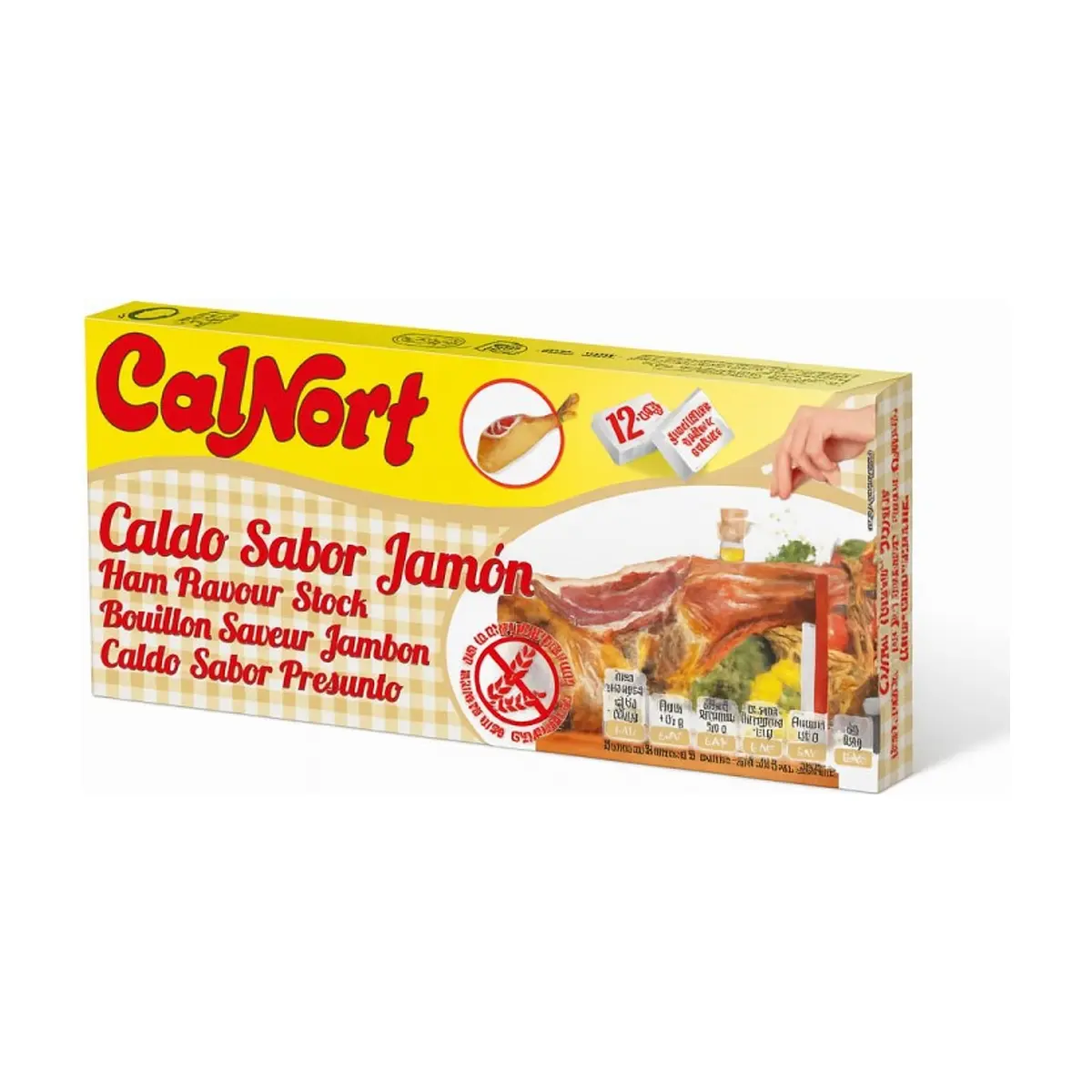 Calnort Ham Bouillon (12 x 10 g) - Image 1