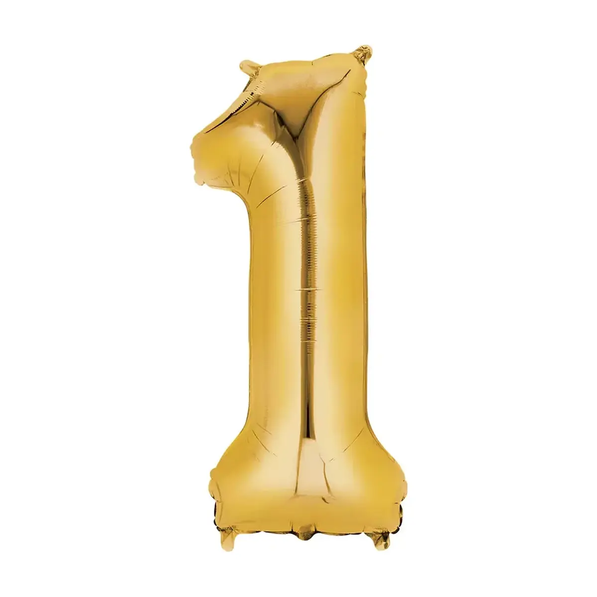 Globo dorado número 1 - 14''