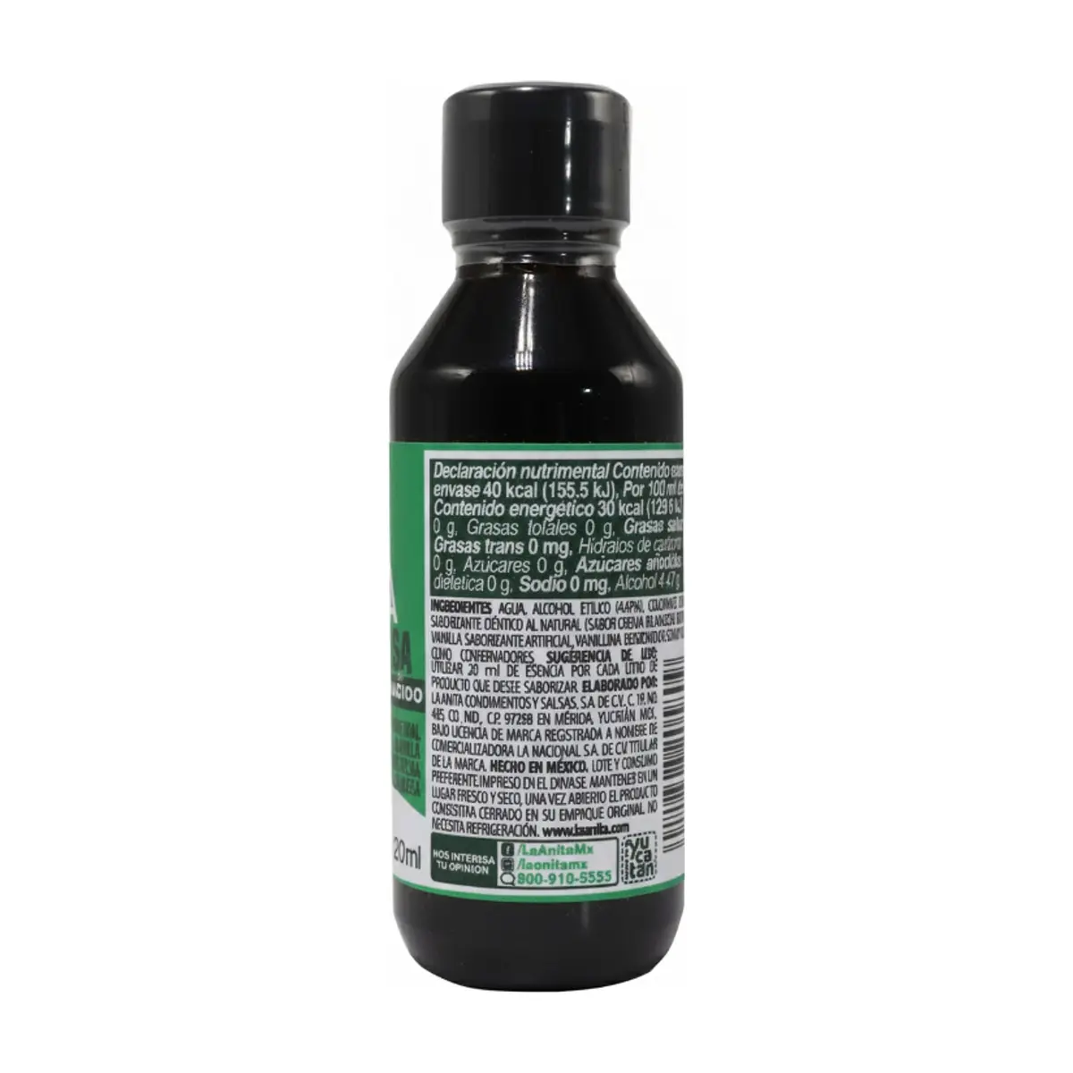 Saborizante natural vainilla con sabor a crema irlandesa La Anita (120 ml / 4.06 fl oz) - Miniatura 6