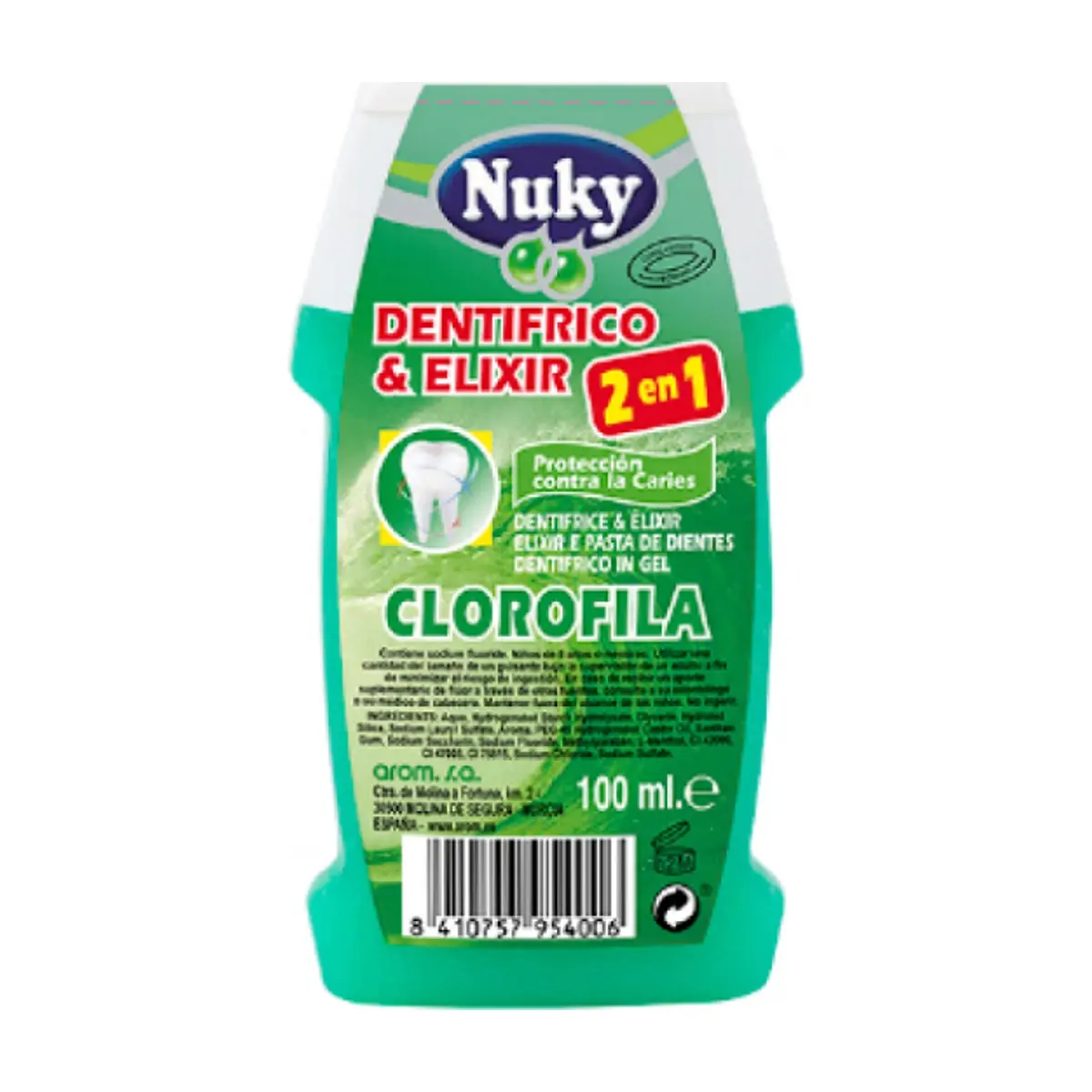Pasta dental clorofila Nuky (100 ml)