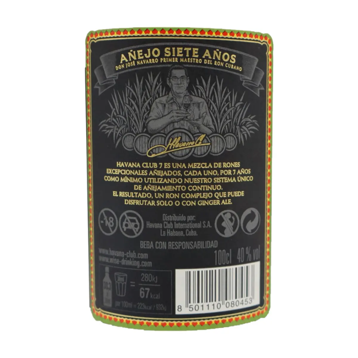 Ron añejo 7 años Havana Club (1 L) - Thumbnail 3