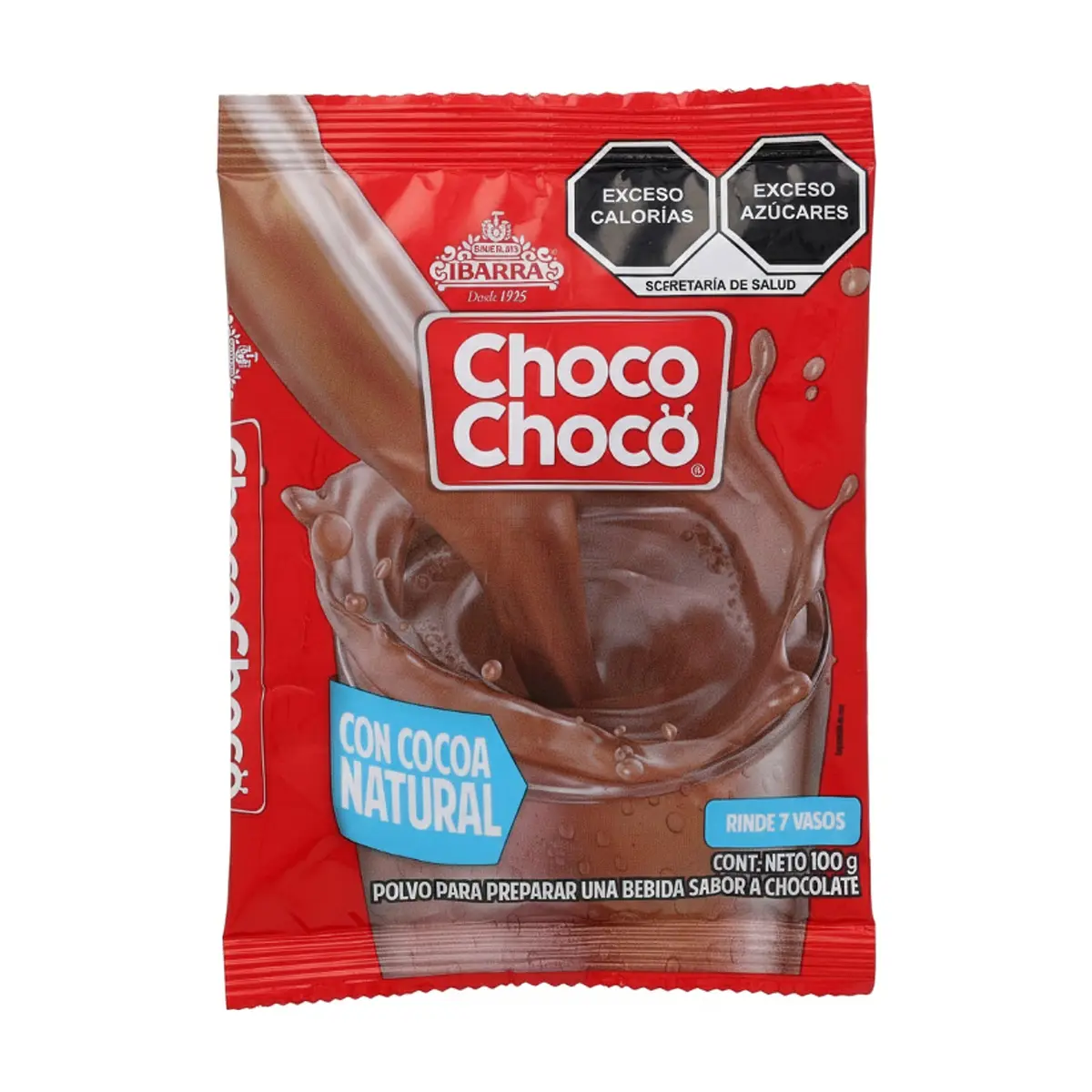 Polvo para preparar una bebida sabor a chocolate Choco Choco Ibarra (100 g / 3.52 oz) - Imagen 1