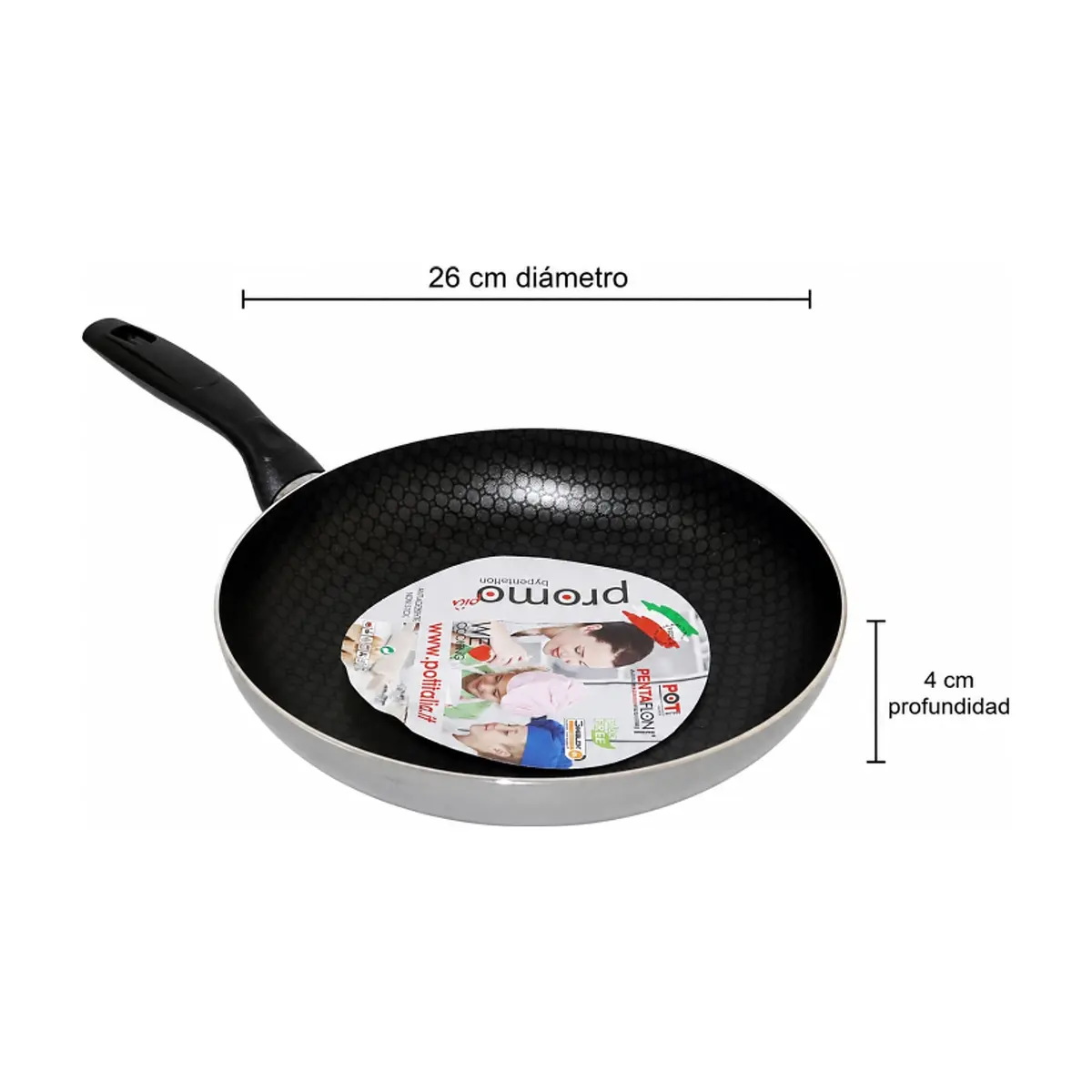 Sartén plateada de 26 cm Promo - Thumbnail 3