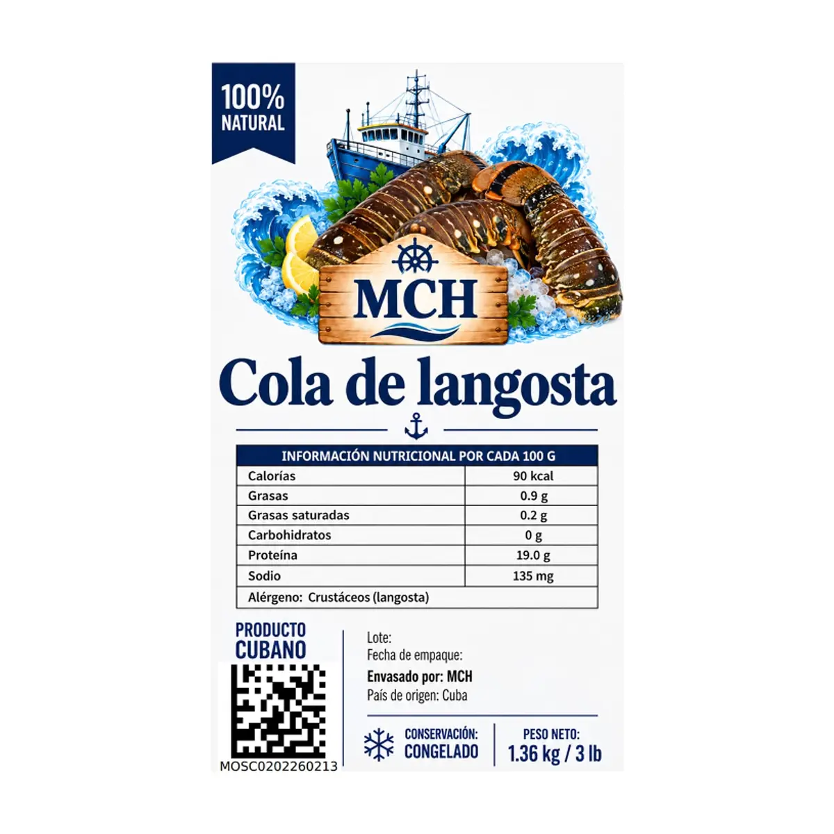 Cola de langosta MCH (1.36 kg / 3 lb) - Thumbnail 2