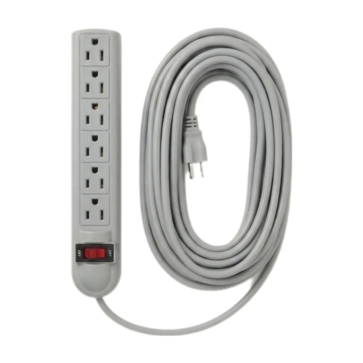 Regleta de 6 tomas con extensión eléctrica de 8 metros XL Soluciones
