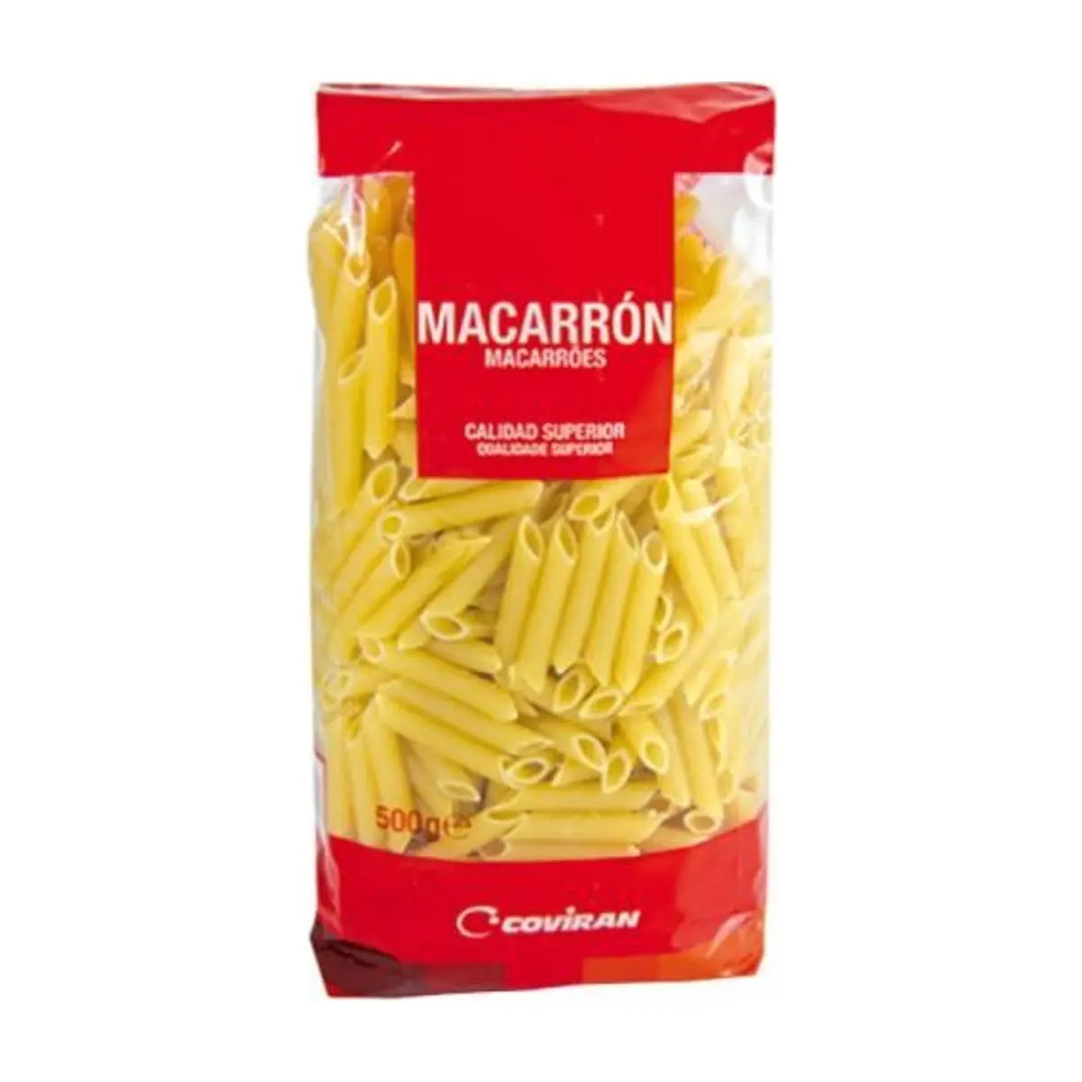 Pastas Macarrón (500g) COVIRÁN (Plumas / Penne)