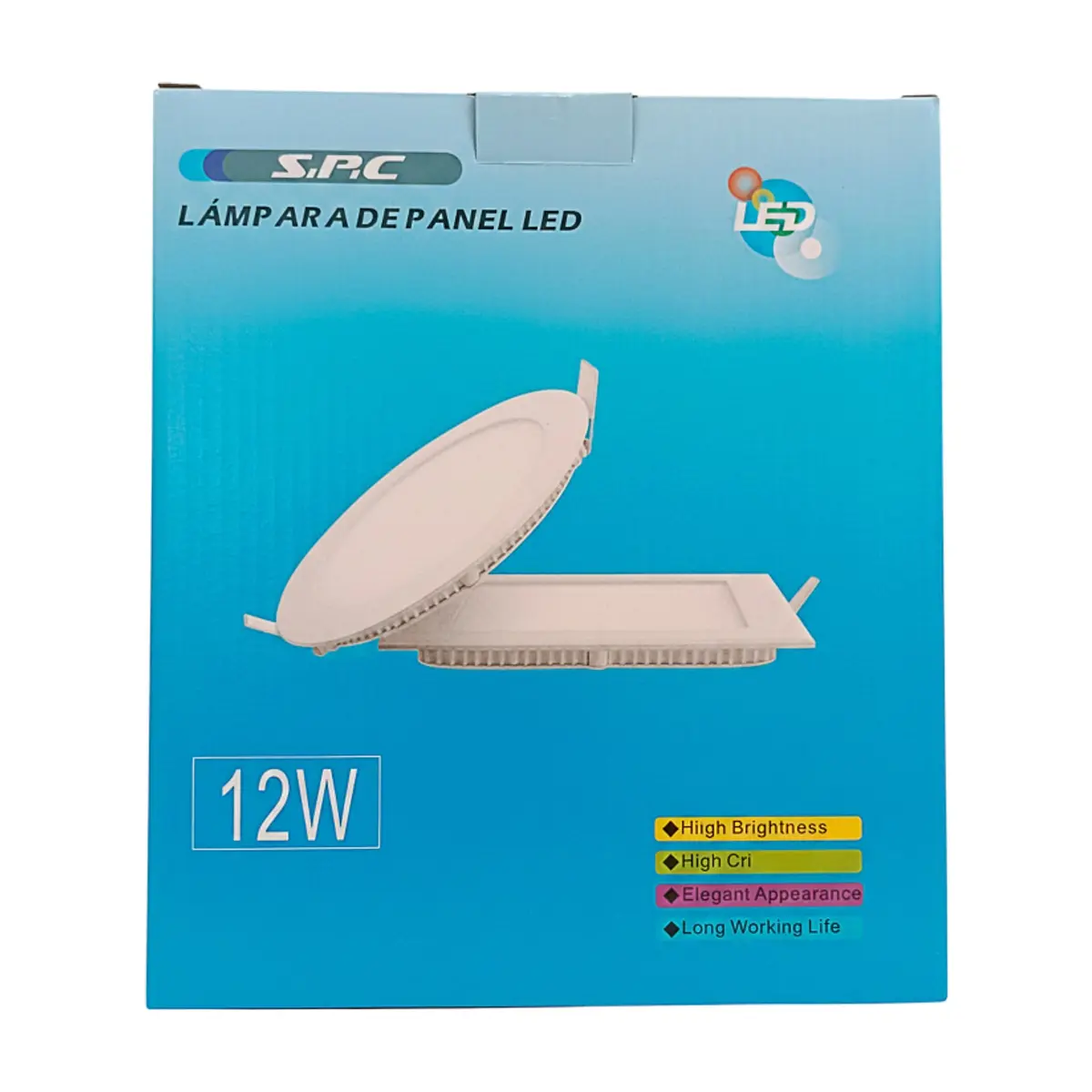 Lámpara de panel LED empotrable de 12 W SPC - Miniatura 3