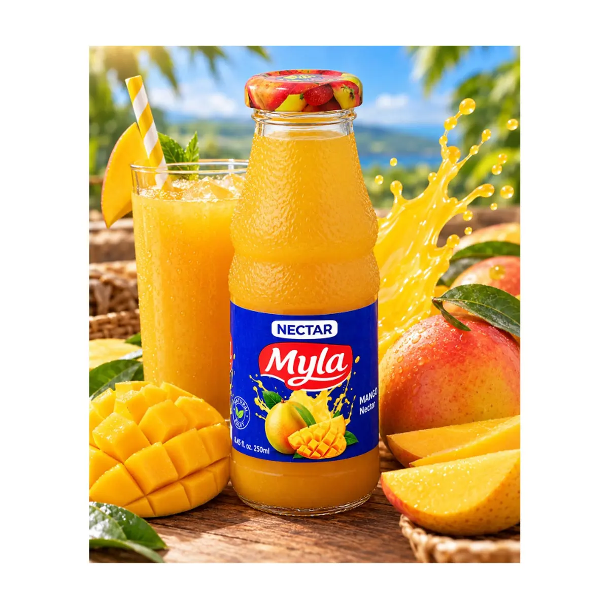 Néctar de mango Myla (6 x 250ml / 8.5floz) - Miniatura 5