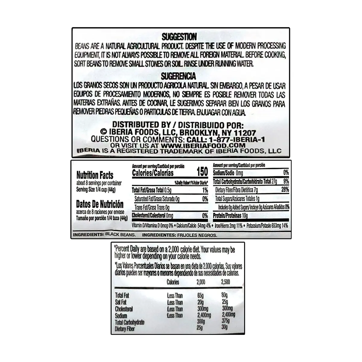 Frijoles negros Iberia (340 g / 12 oz) - Thumbnail 3