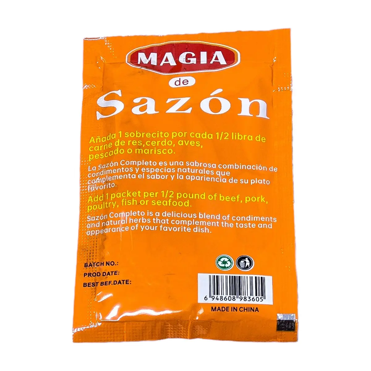 Sazón completo con cilantro y comino Magia (10 g) - Thumbnail 2
