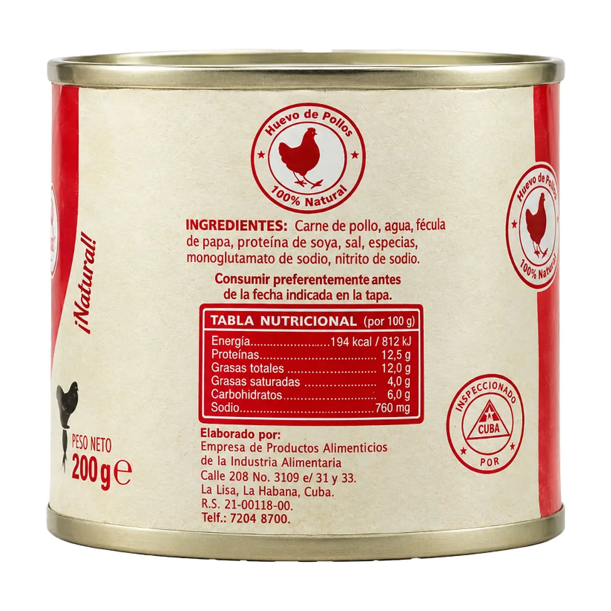 Fiambre de pollo Doña Nora (200 g / 7.05 oz) - Miniatura 2