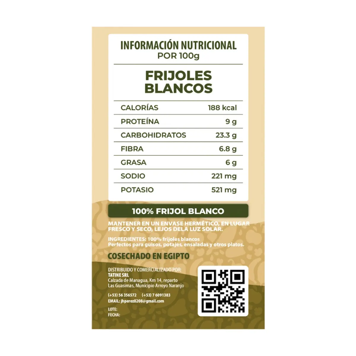 Frijoles blancos Campo Vivo (2 x 500 g / 1.1 lb) - Thumbnail 3