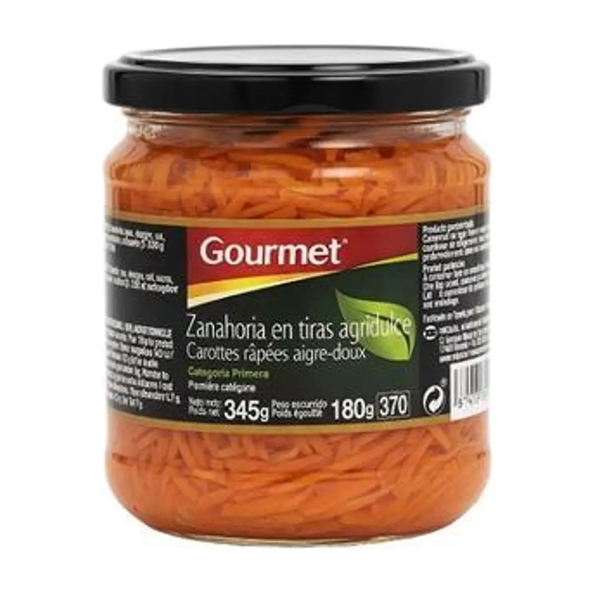 Zanahoria en Tiras (345 gr) GOURMET
