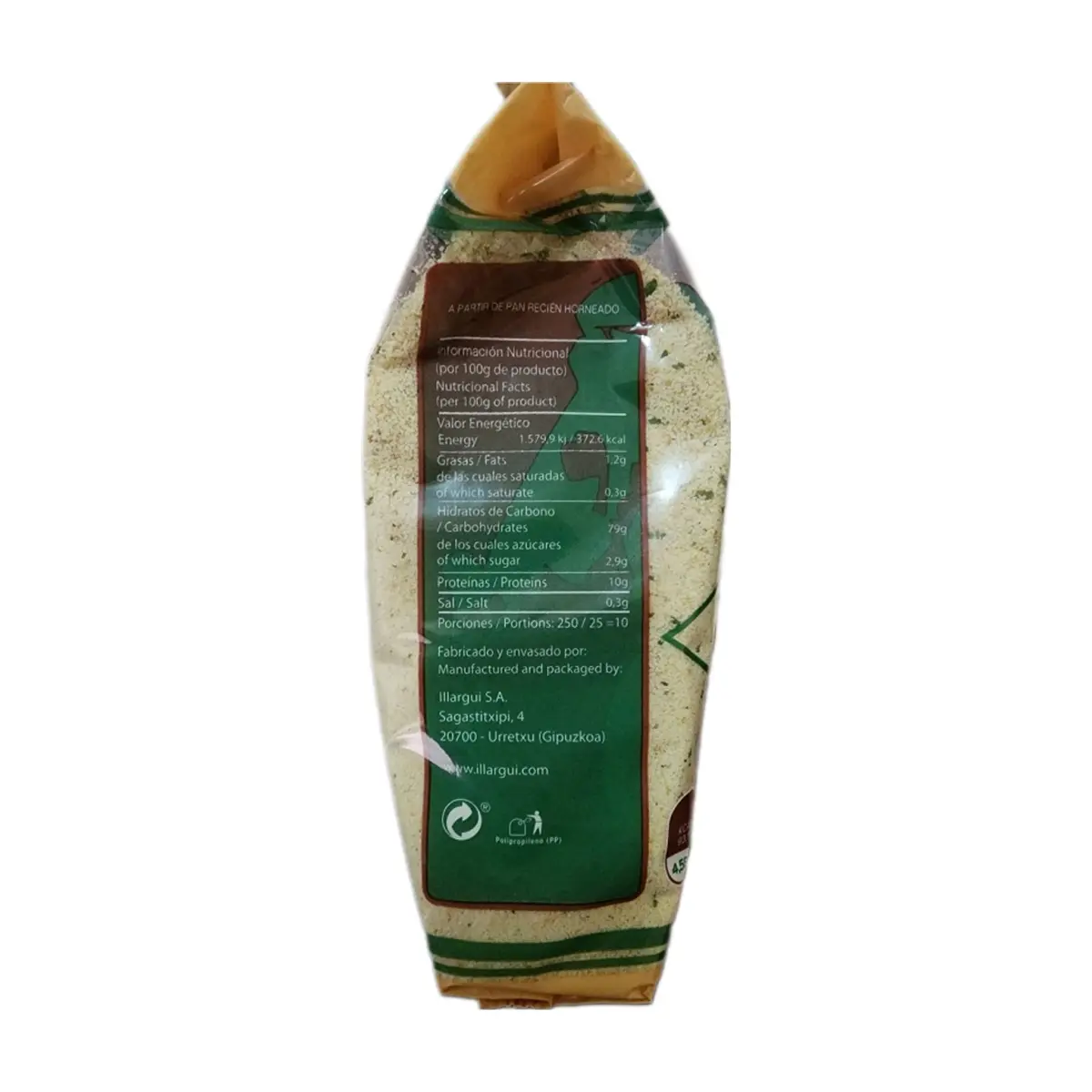 Pan rallado con ajo y perejil Onena (250 g / 8.8 oz) - Thumbnail 2