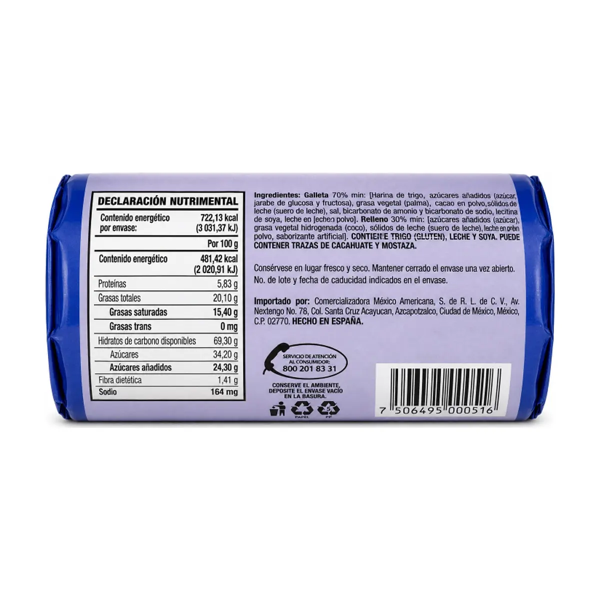 Galleta sándwich con relleno sabor a vainilla Great Value (150 g / 5.29 oz) - Thumbnail 2
