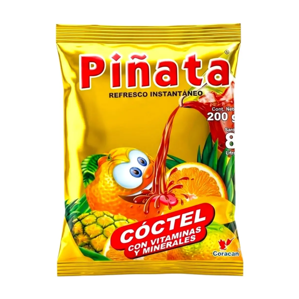 Refresco instantáneo sabor cóctel Piñata (200 g / 7 oz) - Thumbnail 4
