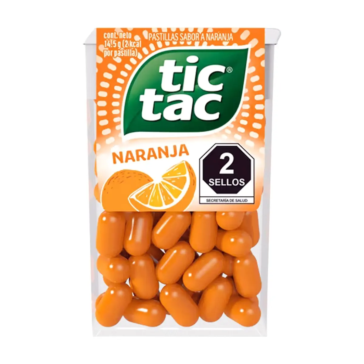 Pastillas sabor naranja Tic Tac (14.5 g)