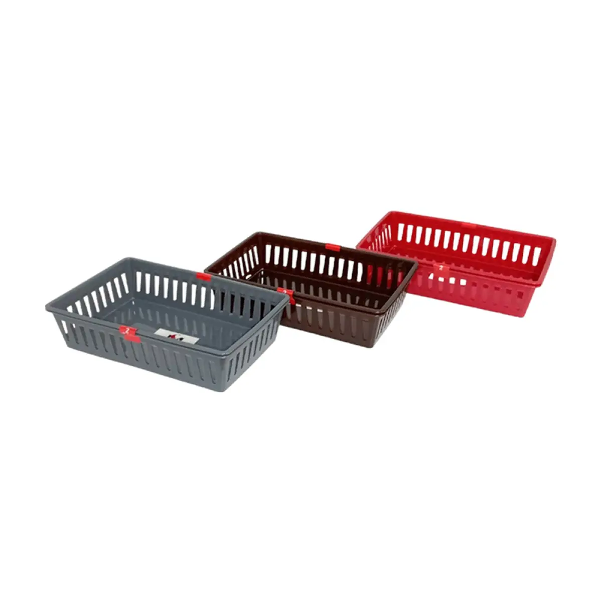 Set de cestas plásticas pequeñas Comet (6 U)