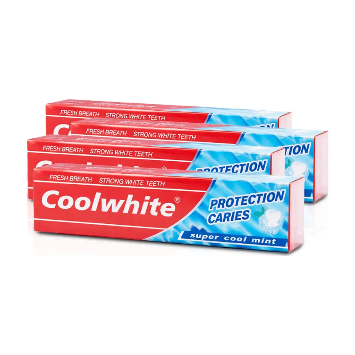 Pasta dental mentolada Coolwhite (4 x 120 g / 4.23 oz)