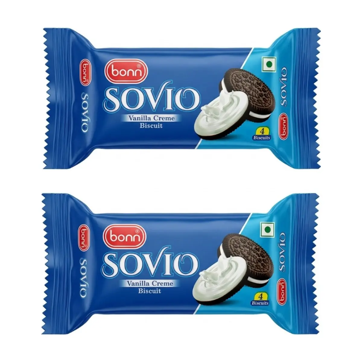 Galletas Sovio crema de vainilla Bonn (2 x 30 g / 1.06 oz)