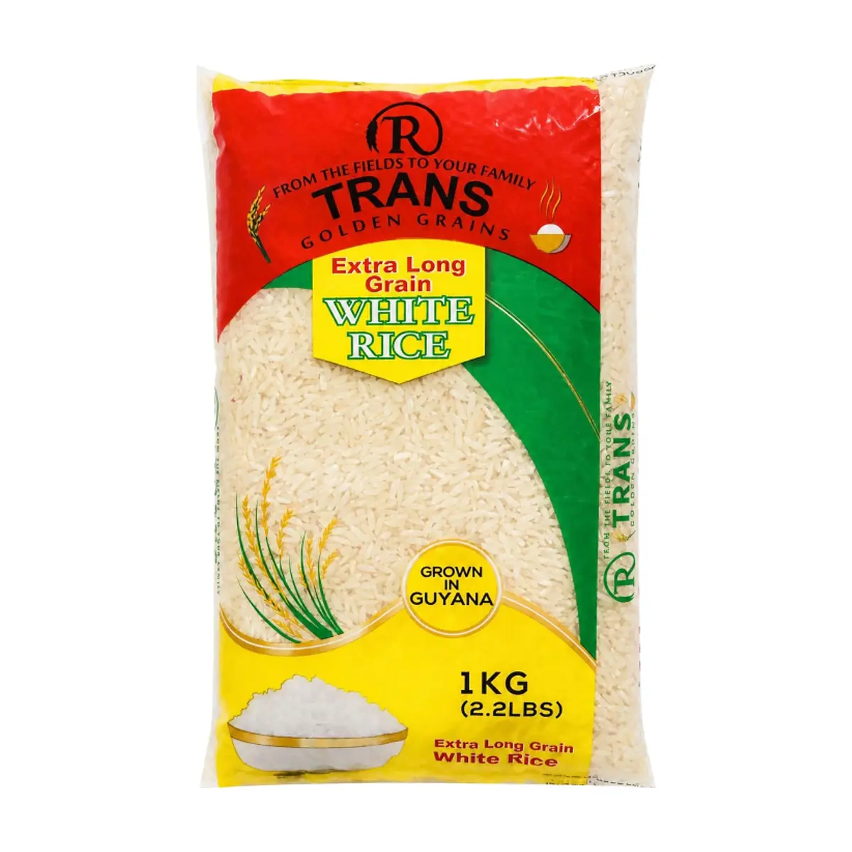 Arroz blanco de grano extralargo Trans (1 kg / 2.2 lb) - Miniatura 1