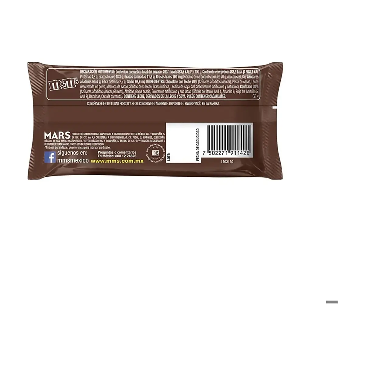 Chocolate con leche confitados M&M's (37.8 g / 1.3 oz) - Thumbnail 6