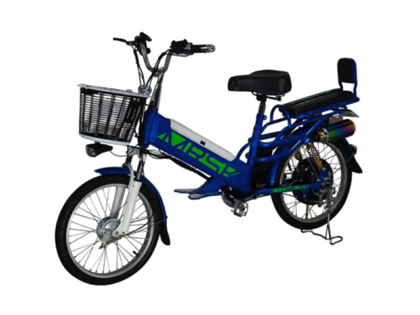 Murasaki 1020 - Bicicleta Eléctrica Frenos de banda azul