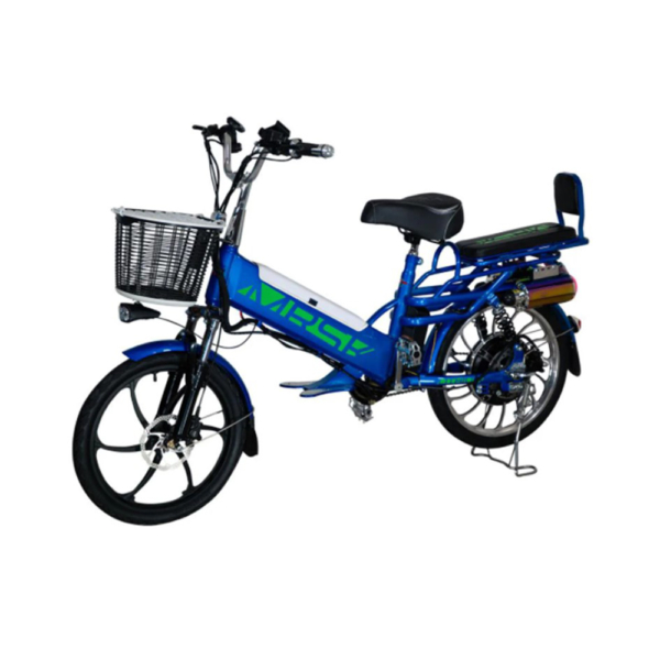 bicicleta eléctrica de lithium frenos de banda murasaki azul para cuba